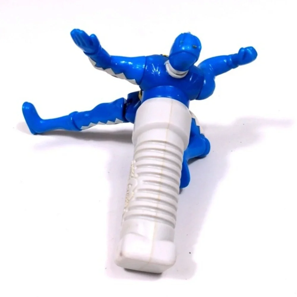 VTG Power‎ Rangers Dino Thunder Blue Ranger 2004 McDonald's Toy Action Figure 4